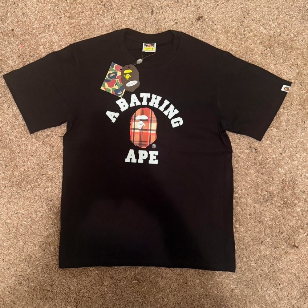 A Bathing Ape Black Short Sleeve Tee